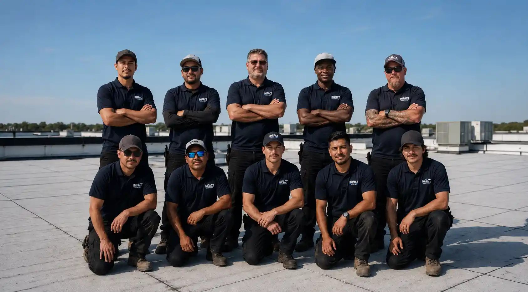 Our roofing team